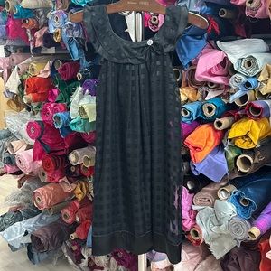 Black tee shirt children’s dress